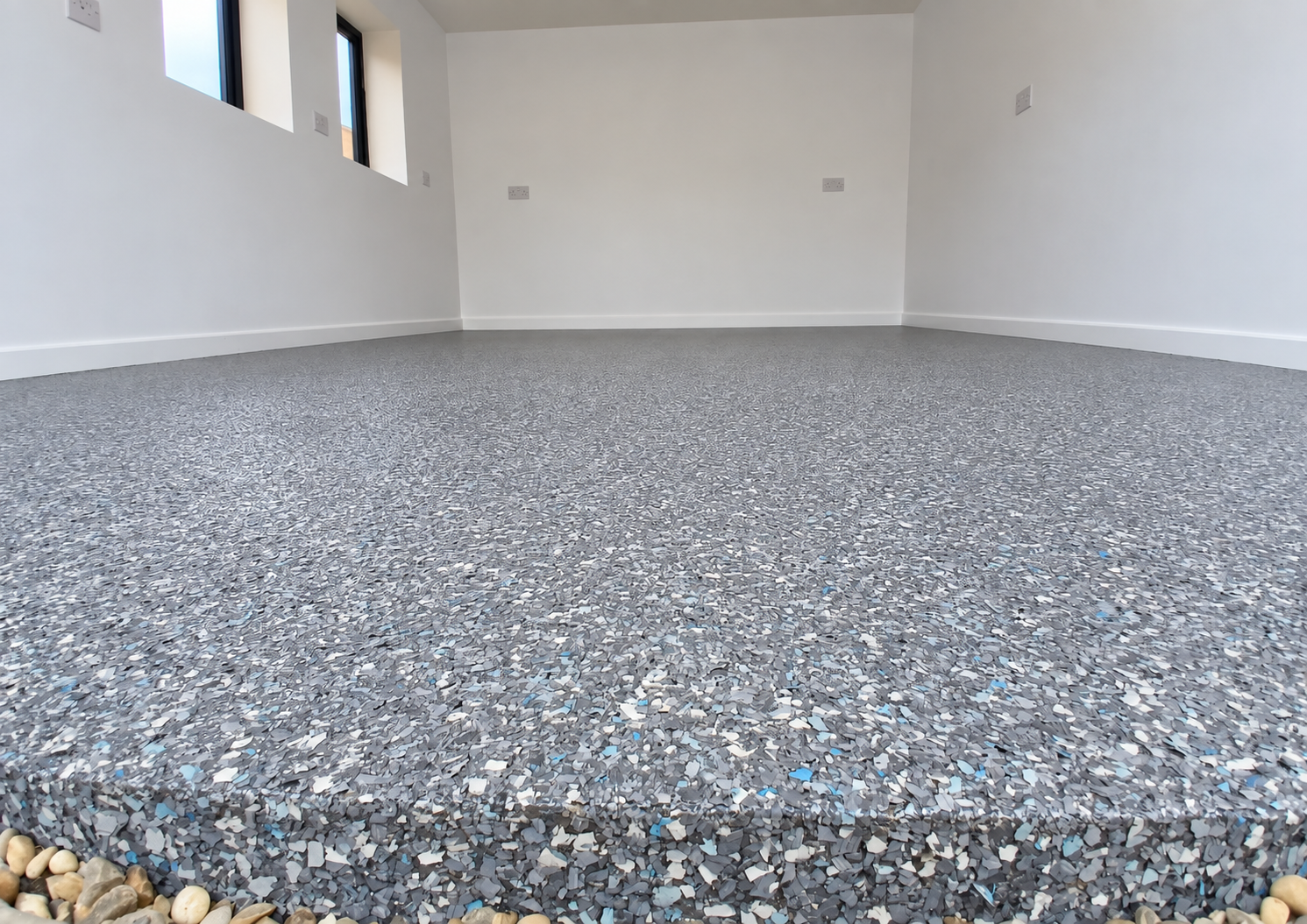 Premium resin garage flooring